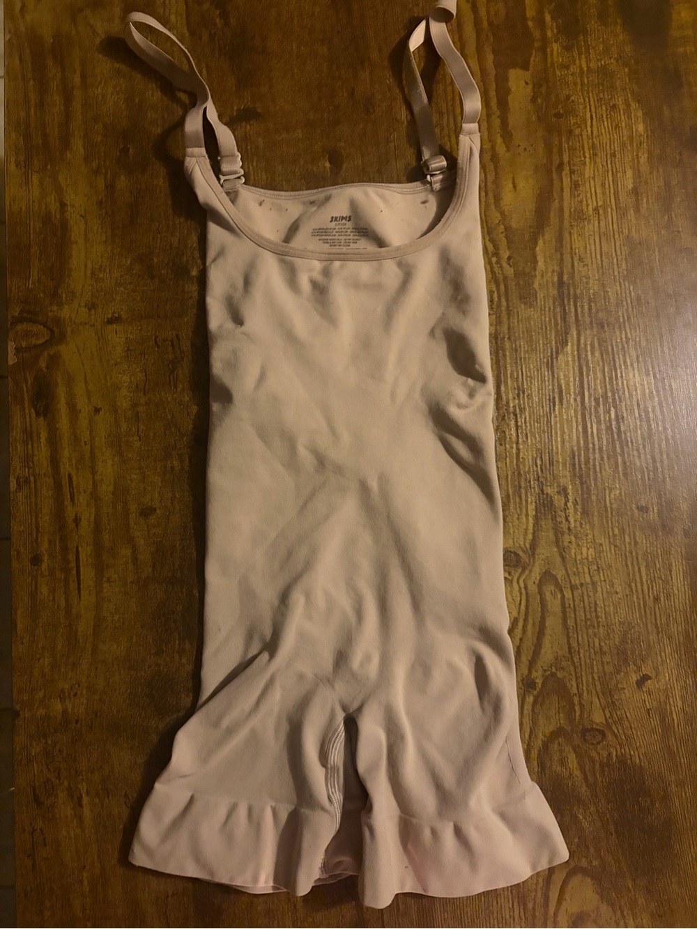 SKIMS Nude Shaping Mid Thigh Bodysuit with Adjustable Straps